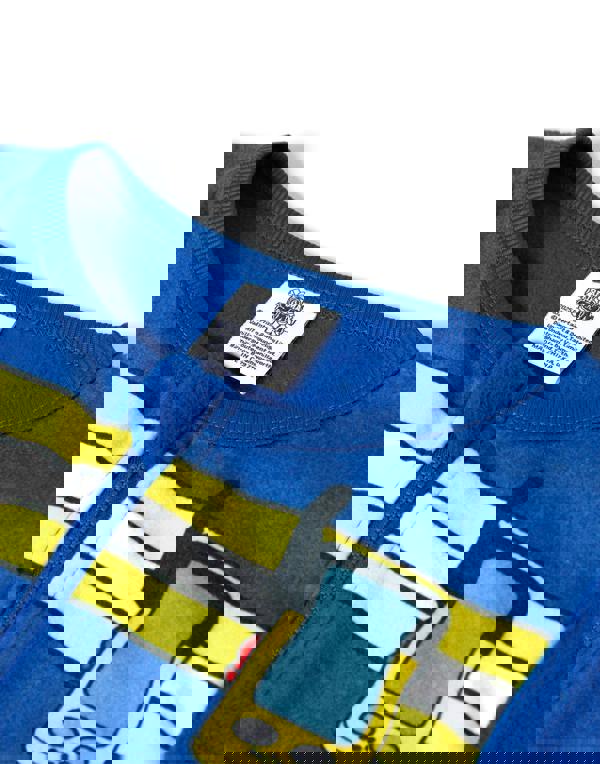 Fireman Sam Boys Blue Fire Suit Uniform Onesie