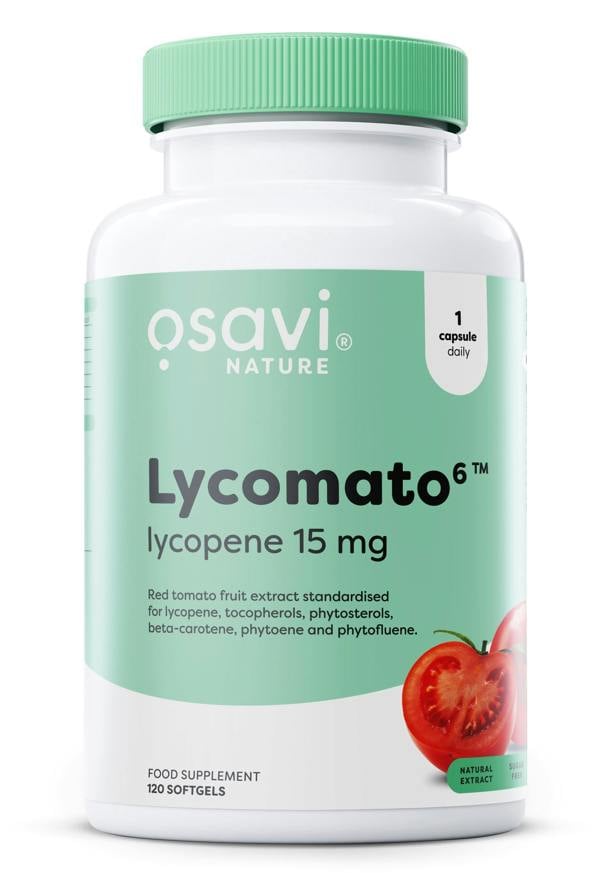 Osavi Lycomato Lycopene, 15 mg - 120 softgels
