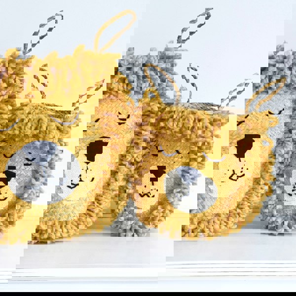 Yellow Lion Basket - Small - Bellybambino