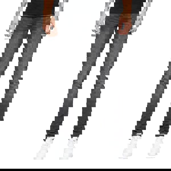 Crosshatch Mens Svelte Stretch Jeans - Washed Grey