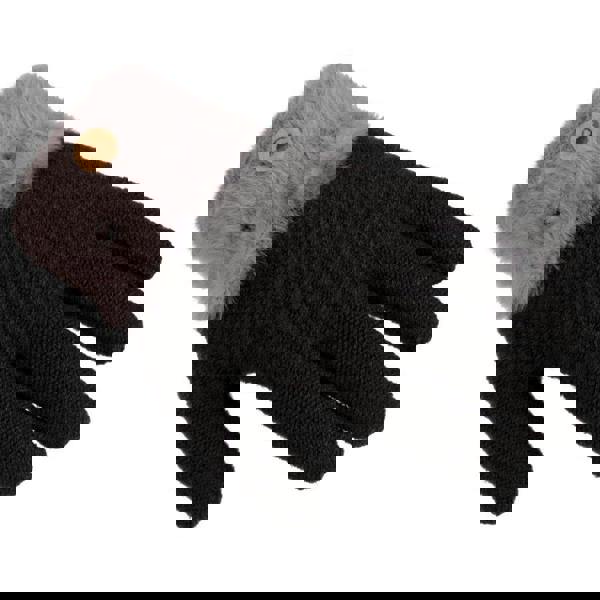 Trespass Childrens/Kids Lunark Knitted Gloves - Dark Grey