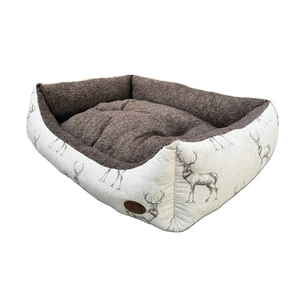 Snug and Cosy Pets Moorland Stag Rectangle bed