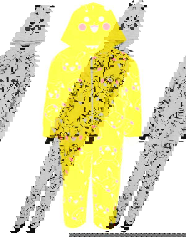 Pokemon Unisex Kids Yellow Pikachu Onesie