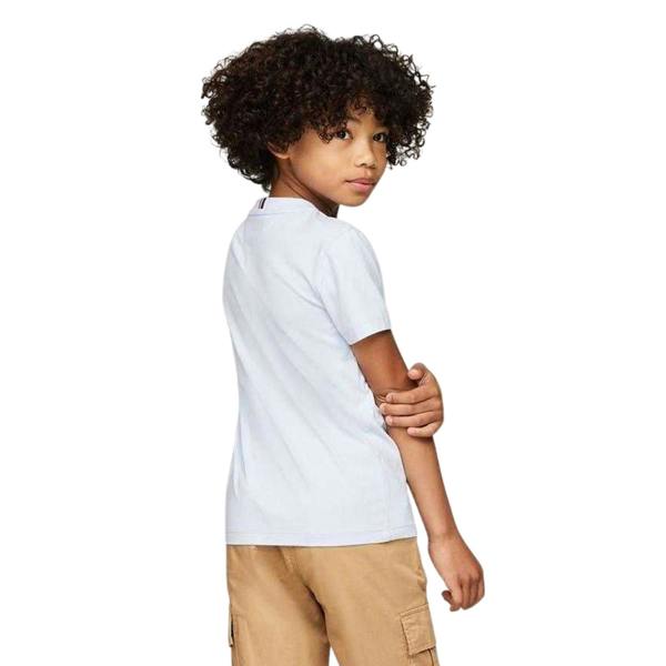 Tommy Hilfiger Childrens/Kids Logo Cotton T-Shirt - Breezy Blue - 