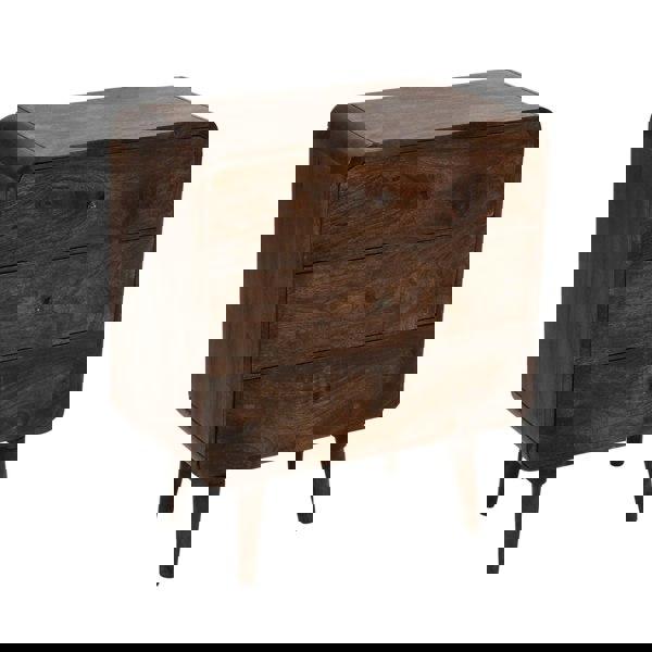 IH Design Winnie Dark Mango Wood Chest Of 3 Drawers