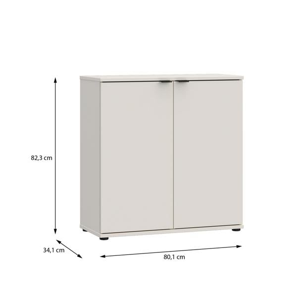 Furniture To Go Ganymede 2 Door Cupboard in Sand