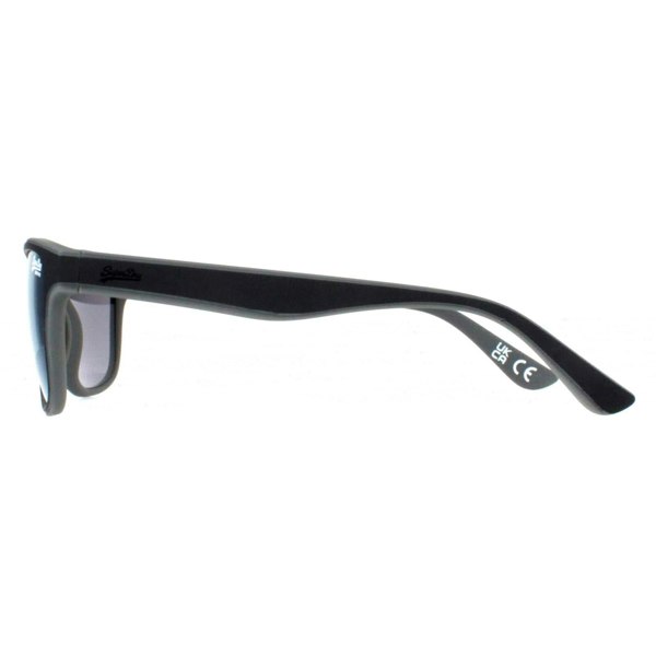 Superdry Sunglasses Rockstep 127 Matte Black Grey Purple Flash Mirror