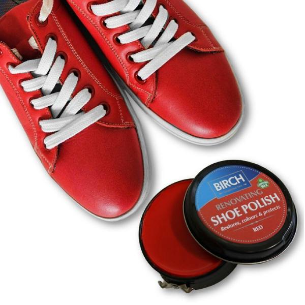 BIRCH Renovating Shoe Polish - Restores Colour and Nourishes Leather 50ml