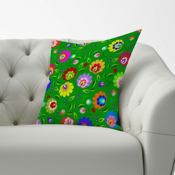 Warren Reed Polish Folk Floral Cushions