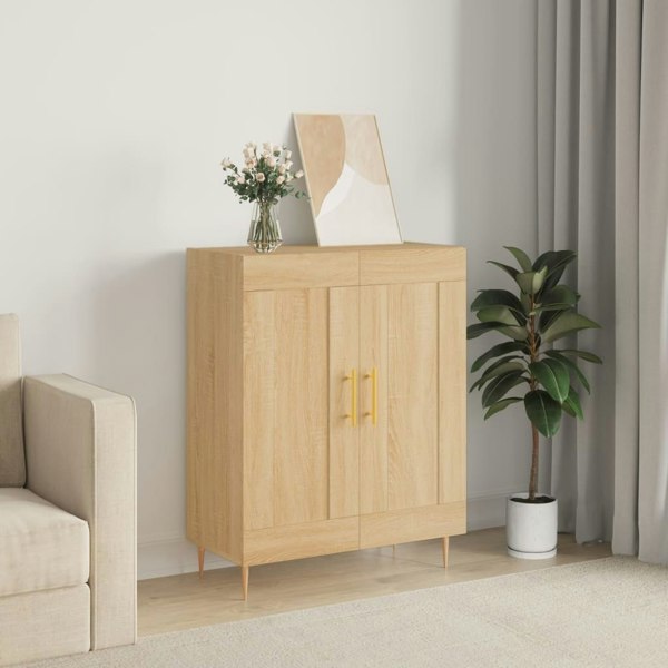 Berkfield Sideboard Sonoma Oak 69.5x34x90 cm Engineered Wood