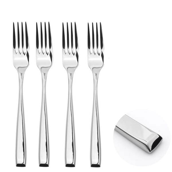 Glim Glam Cutlery Sets Stainless Steel 18/8 Fork 4pc Set Catering Taper 