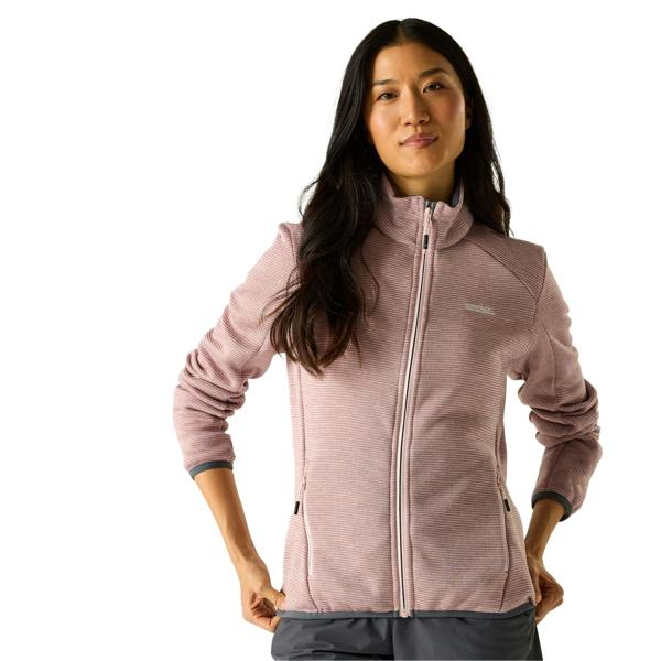 Regatta Womens/Ladies Newhill Full Zip Fleece Jacket - Pink Haze - 