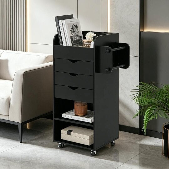 Havendro Storage Cart Rack Trolley on Wheels Roll Cart Kitchen Storage Shelf Organiser
