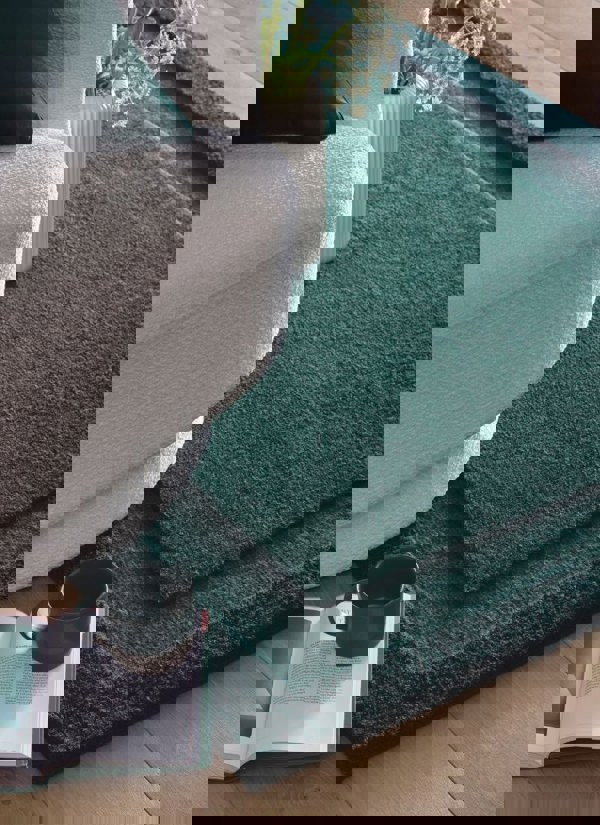 The Rugs Premium Hand-Tufted Stacked Border Wool Rug