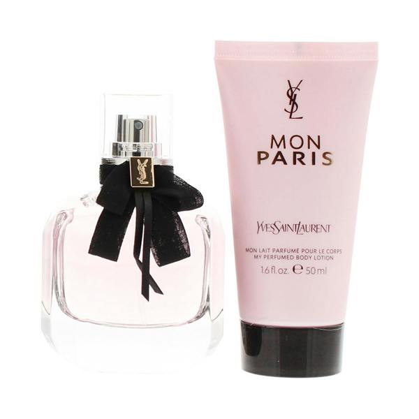 Yves Saint Laurent Mon Paris 2 Piece Gift Set: Eau De Parfum 50ml - Body Lotion 50ml