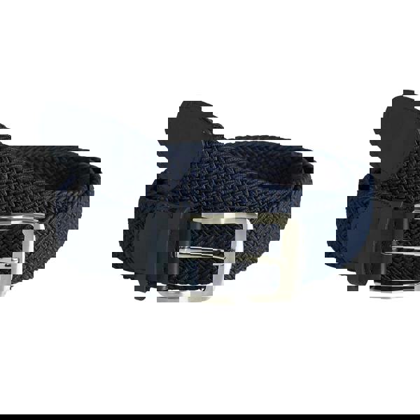 Duke D555 Dani Braided Stretch Belt - Navy - 