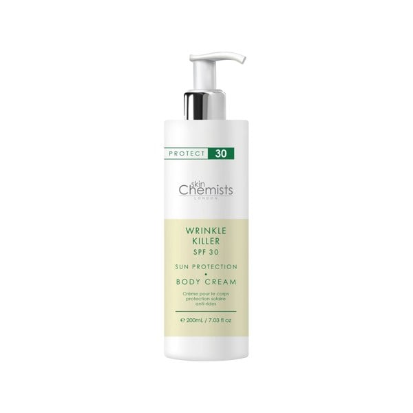 skinChemists Wrinkle Killer Sun Protection Body Cream SPF 30 200ml