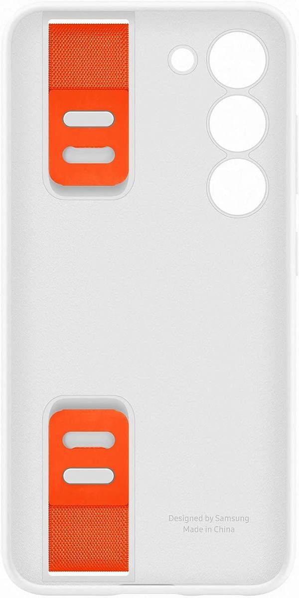 Samsung Galaxy S23 Silicone Grip Case White - EF-GS911TWEGWW