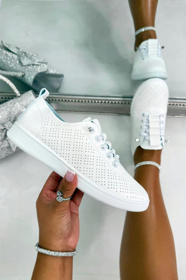 Love Lemonade Comfort Breeze Loop Trainers White