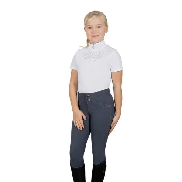 Coldstream Girls Next Generation Fenham Diamante Breeches - Anchor Blue - 