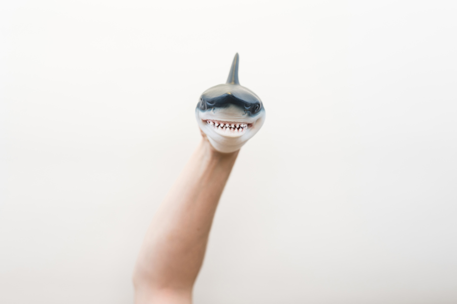 Wildthings Wild Thingz Shark Hand Puppet