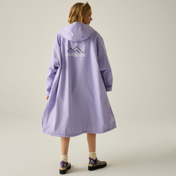 Regatta Unisex Adult Waterproof Fleece Lined Changing Robe - Pansy
