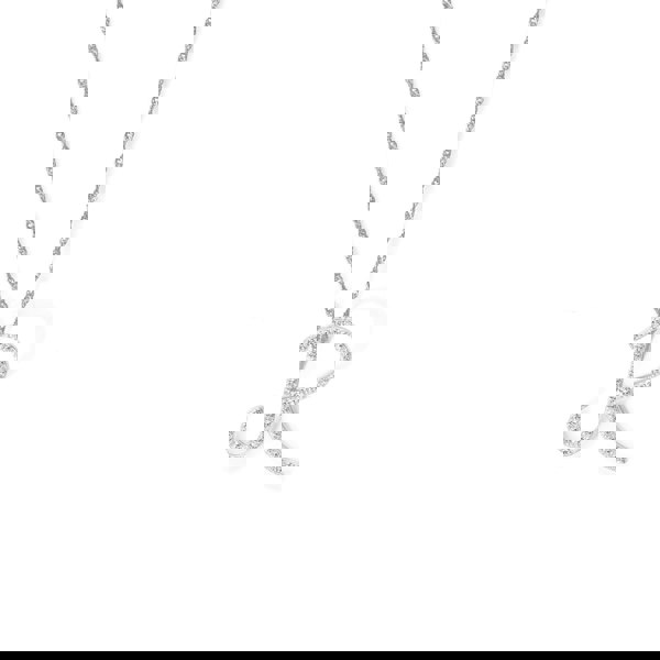 Say It With Luxe CZ Initial Necklace - Sterling Silver