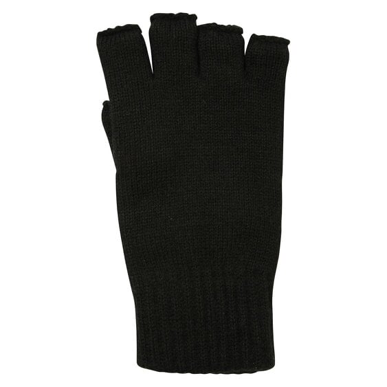 Mountain Warehouse Unisex Adult Knitted Fingerless Gloves - Black