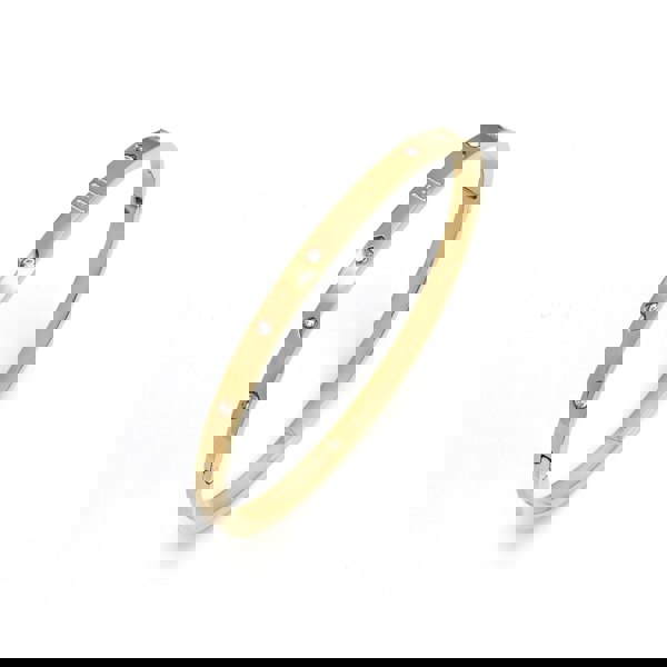 Say It With 11:11 Bangle - Yellow Gold Plated