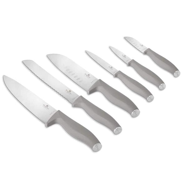 6 pcs knife set Berlinger Haus BH2953 matt taupe