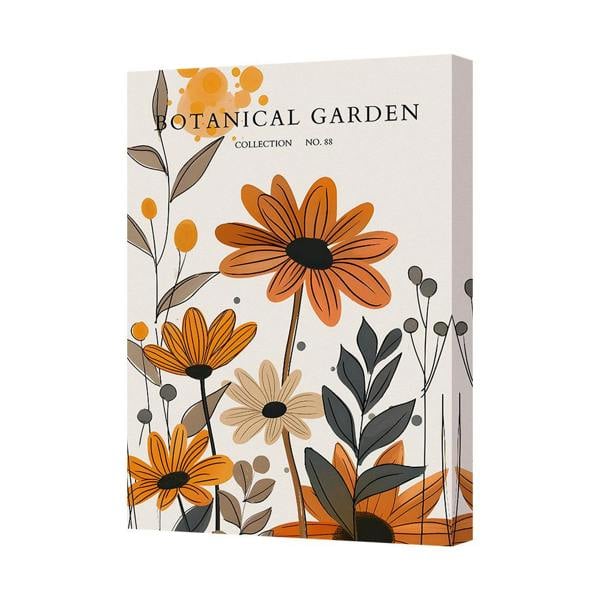 Benjamin Tate Design Botanical Garden Canvas Art Print Floral Home Decor
