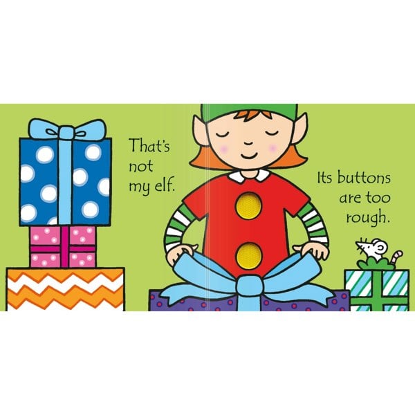 Usborne Touchy Feely That's Not My Elf by Fiona Watt