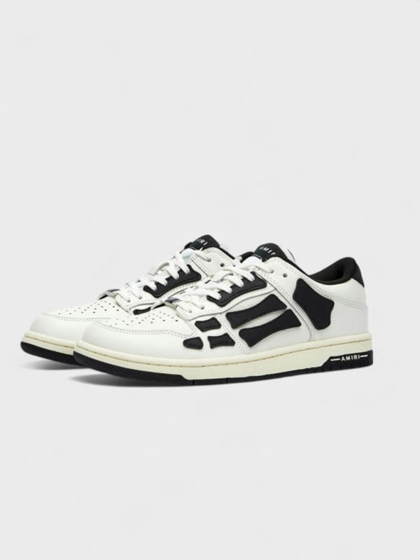 Amiri Skel Low Sneakers White Black - Womens