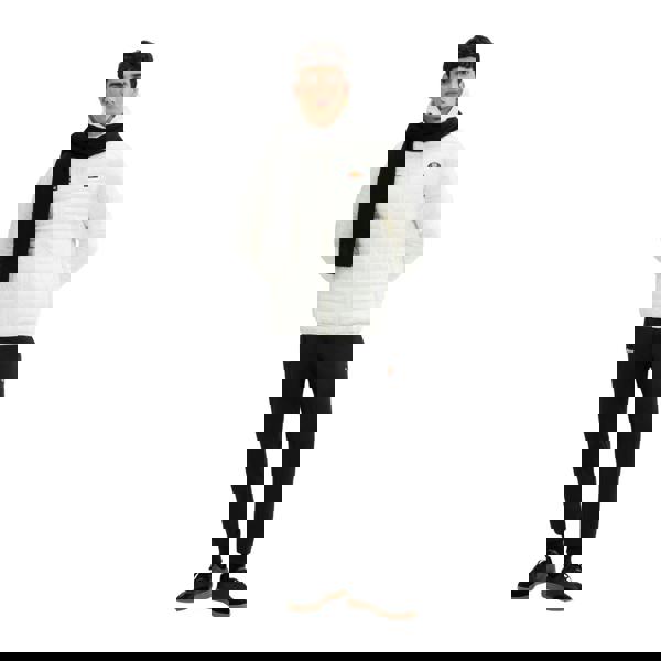 Ellesse Mens Lombardy Padded Jacket - Off White - 