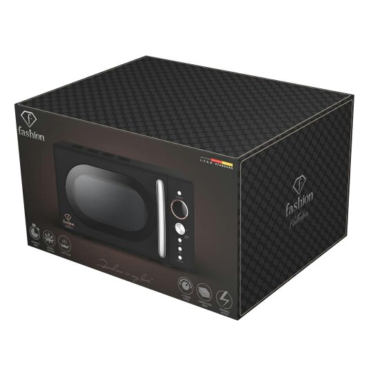 Berlinger Haus Digital Microwave Oven Black Rose Gold FTV0121 Fashion