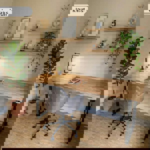 TRL Furniture Staved Oak Office Desk