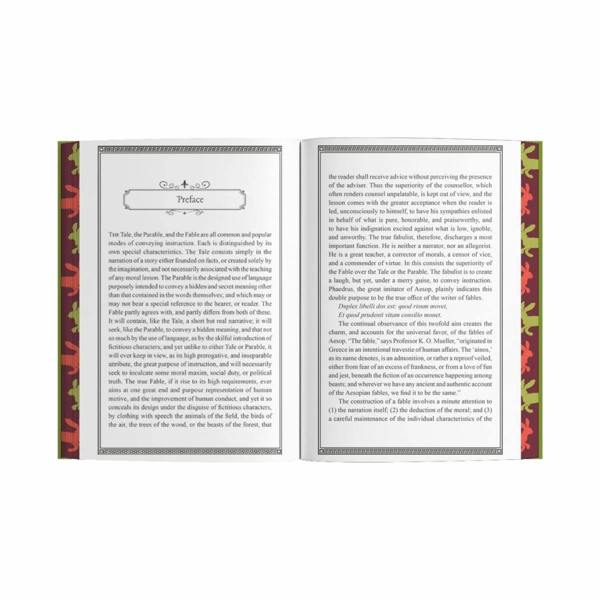 Aesop's Fables by Aesop (Deluxe Hardback Sprayed Edge Edition)