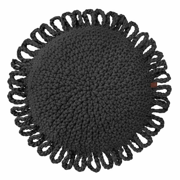 Zuri House Crochet kids cushion FUN | GRAPHITE
