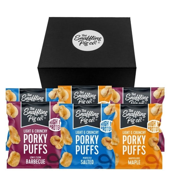The Snaffling Pig Co Porky Puffs Selection Hamper