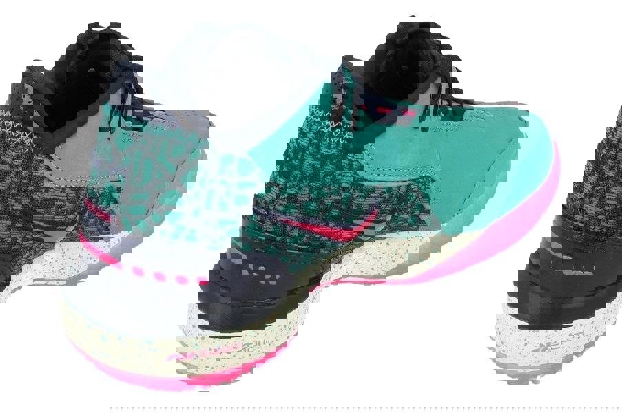 Nike Zoom Lebron Nxxt Gen Ampd Mens Basketball Trainers Fj1566  300 - Dusty Cactus Green Strike 300 - Photo 2