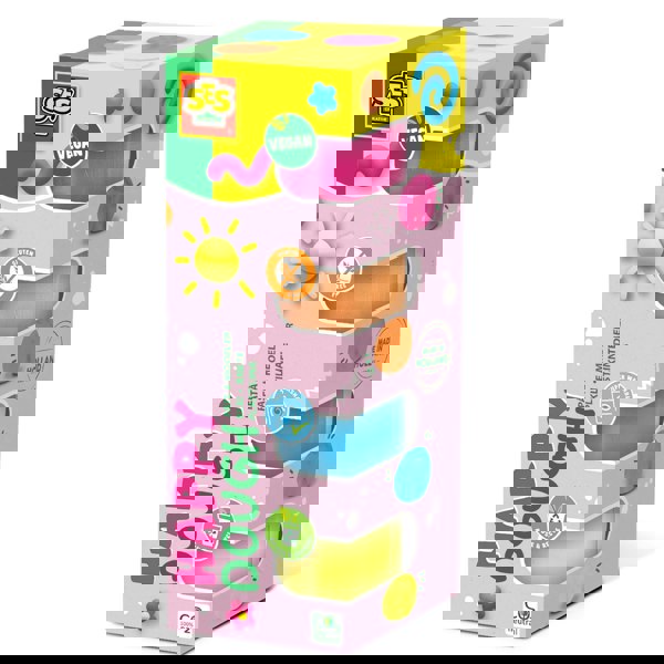 SES Creative Feel good dough - Happy (4x90gr)