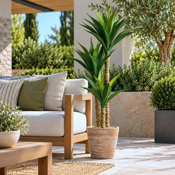 Artificial Agave Tree UV Resistant Outdoor - 120cm