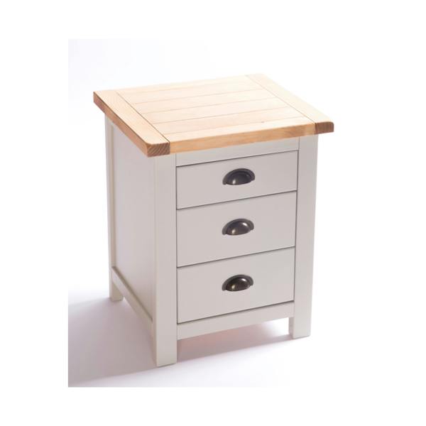 Cabinet Bits Argenta 3 Drawer Bedside Table