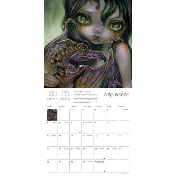 Jasmine Beckett Griffith, Strangeling Calendar 2027, Wall Calendars, Month To View, Art, Gift