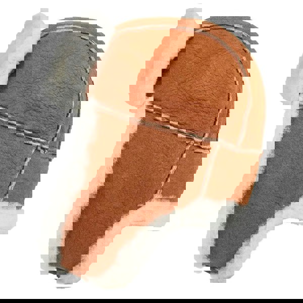 Leather Company Men's RAF Aviator Suede Sheepskin B-55 Leather Navigator Hat