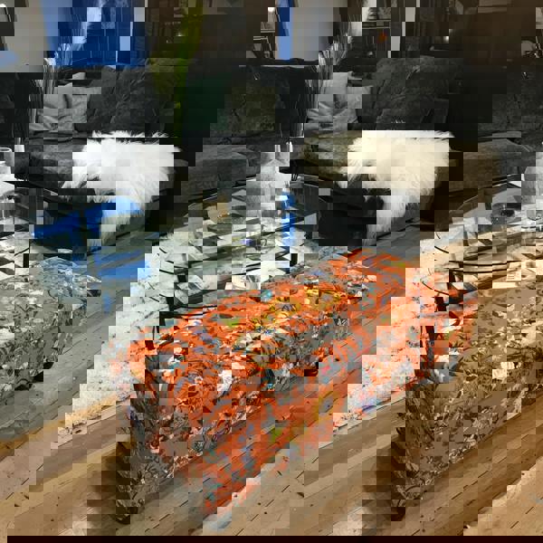 Luxury handcrafted tufted ottoman bench UK
