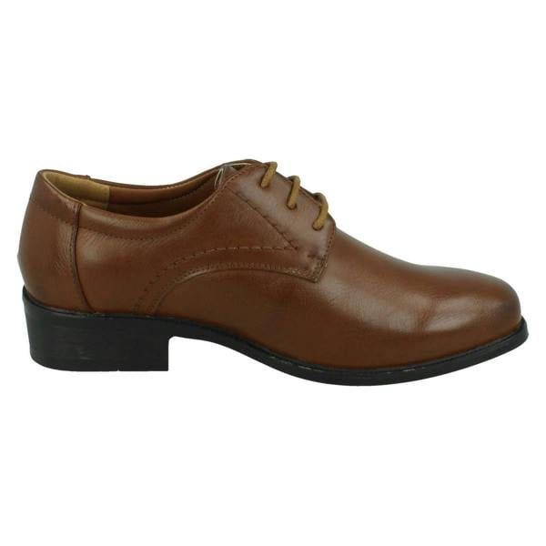 Spot On Boys Low Heel Lace Up Smart Shoes N1157