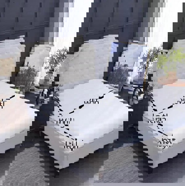 Anyhouz Anycozy Bed Sheet Deep Grey Light Grey Ultra Soft Luxury Egyptian Cotton Bedding Cover UK King Size 4 Pcs Bed Set