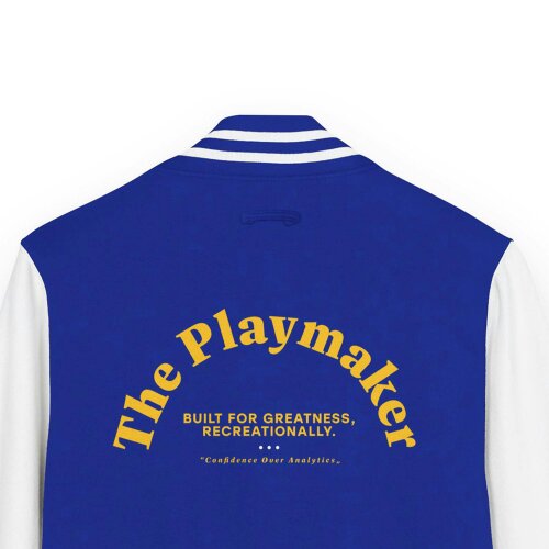 Anchor & Crew The Playmaker Basketball Club League Cotton Varsity Letterman Jacket