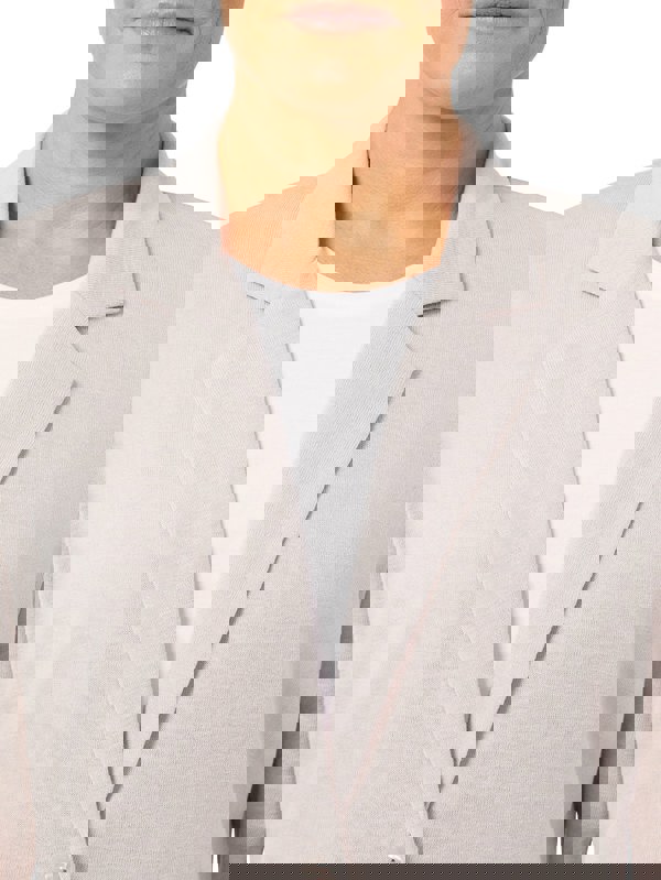 PennyPlain Front Button Jacket - Cloud